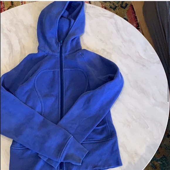 Lululemon Royal Blue Scuba Hoodie - Picture 3 of 4
